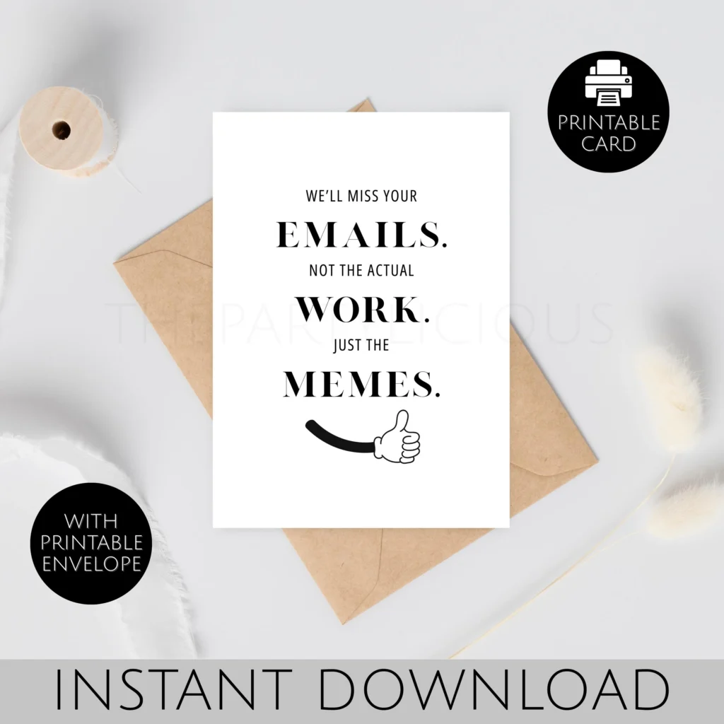 Printable Farewell Greeting Card For Printable Farewell Greeting Card For