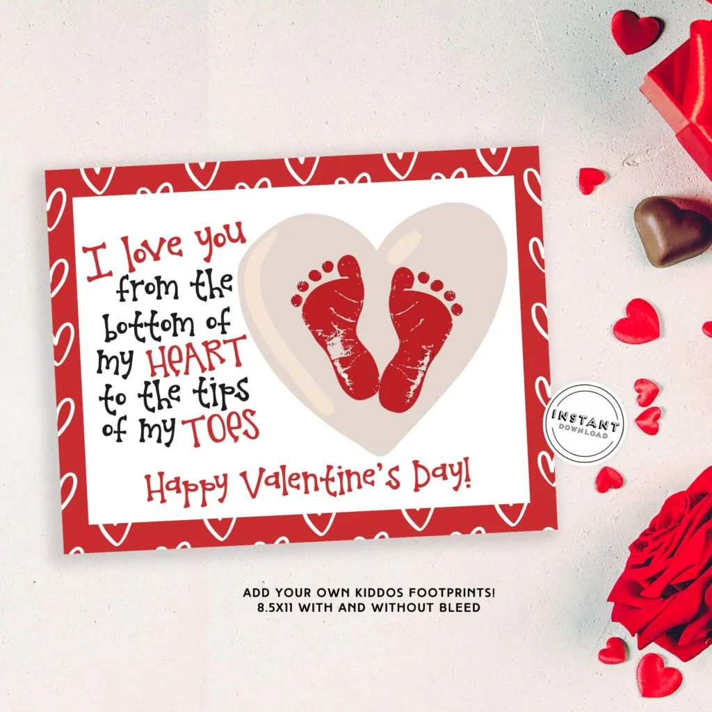 Scrapbook Style Valentines Day Card From Scrapbook Style Valentines Day Card From