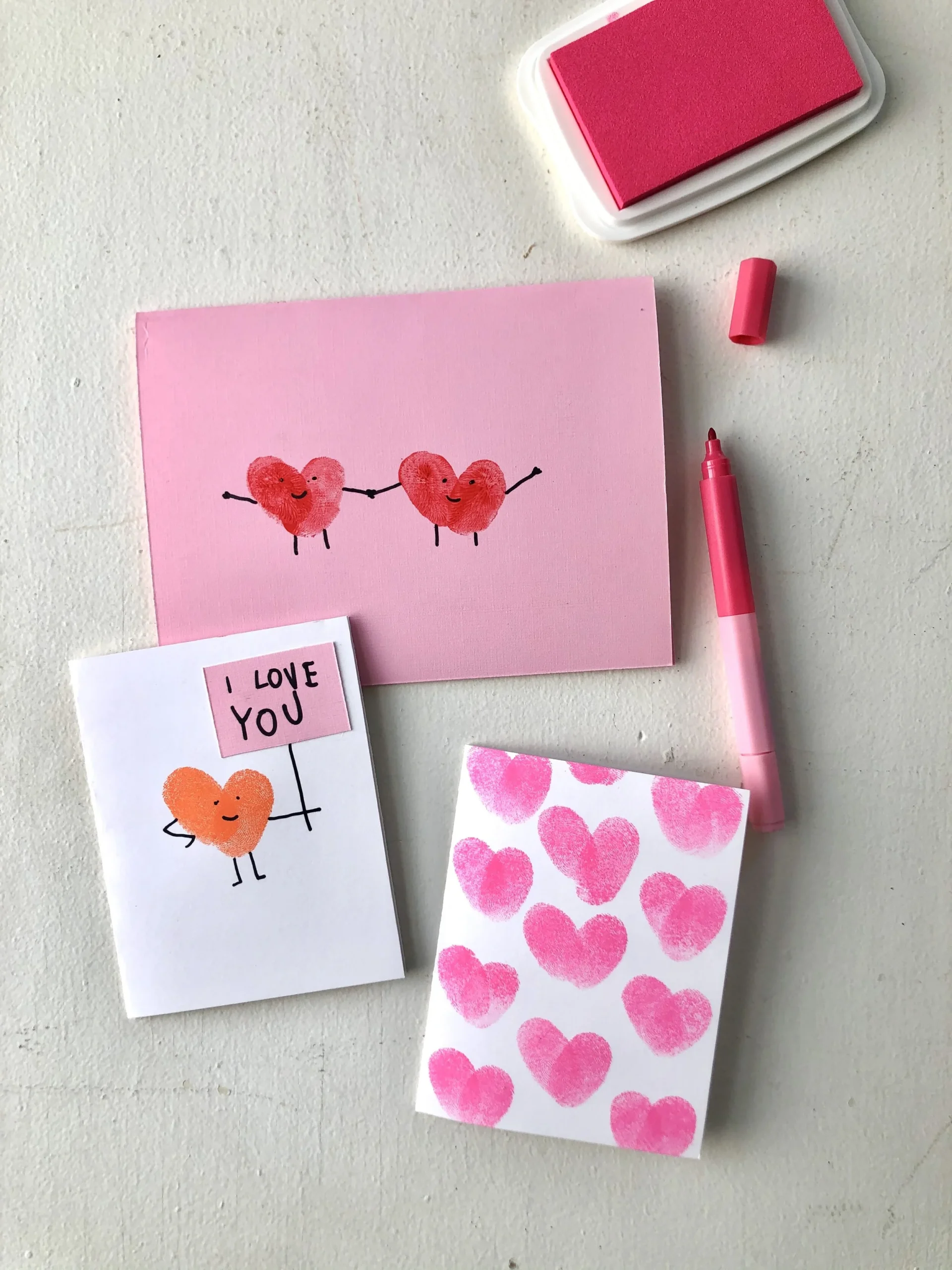 Simple Printed Valentines Made With Stuff You Probably Have