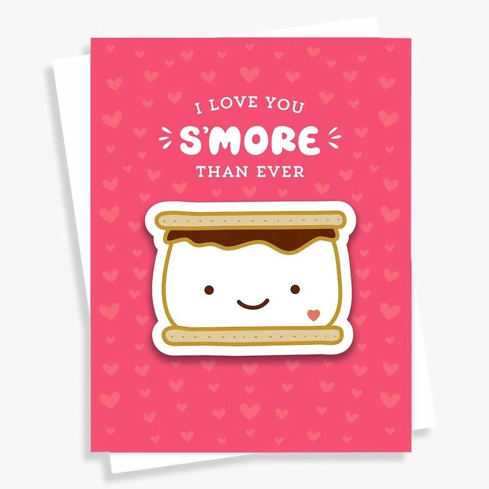 Smore Than Ever Sticker Greeting Card 0196940114492