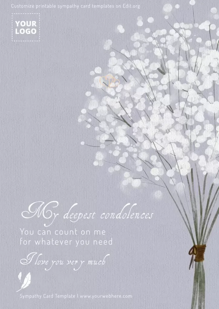 Sympathy Card Templates Sympathy Card Templates