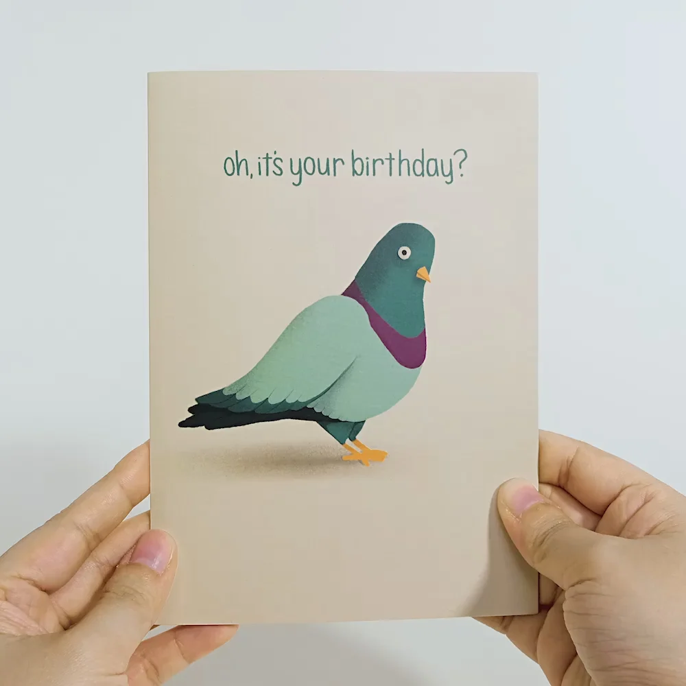 That S Coo Funny Pigeon Birthday Pop Up Card That S Coo Funny Pigeon Birthday Pop Up Card