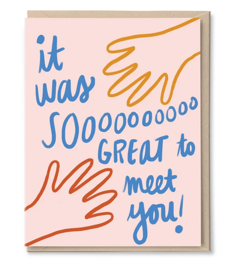Tpp Great Meeting You Card Tpp Great Meeting You Card