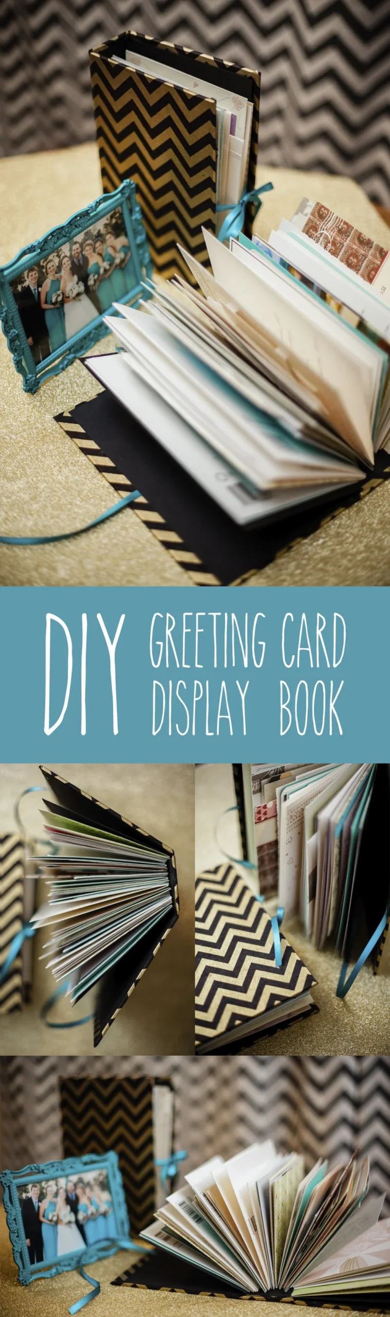 Turn Wedding Cards Into Book Diy