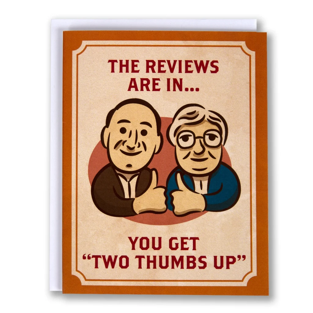 Two Thumbs Up Greeting Card