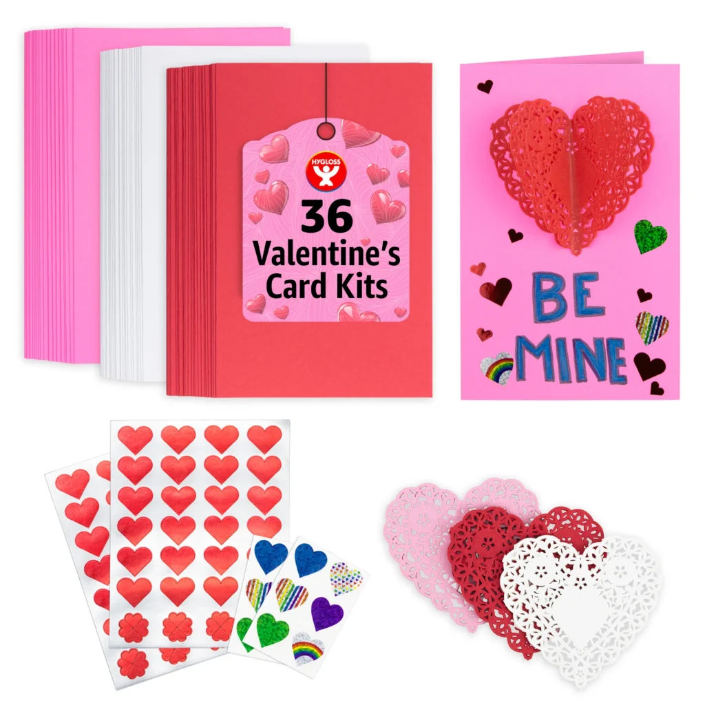 Valentines Card Making Kit Valentines Card Making Kit