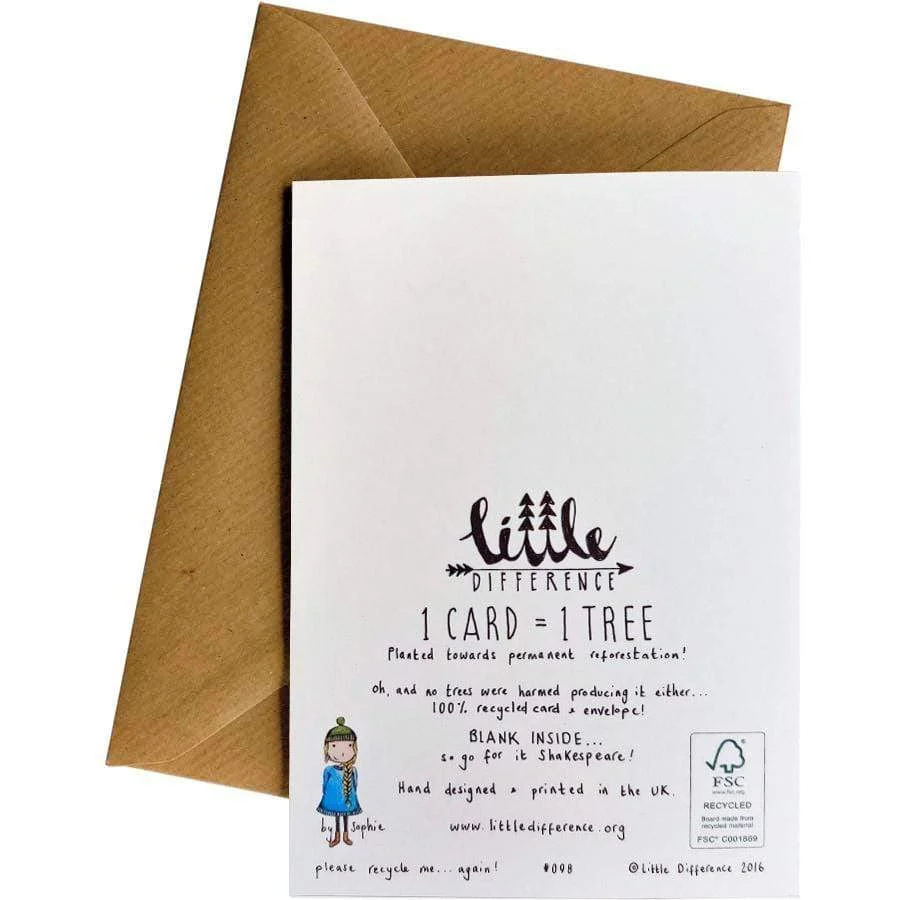 Welcome To The World Giraffe Greeting Card