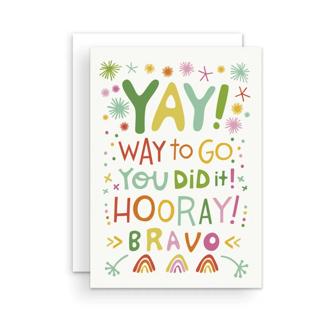 Yay Way To Go Greeting Card Yay Way To Go Greeting Card